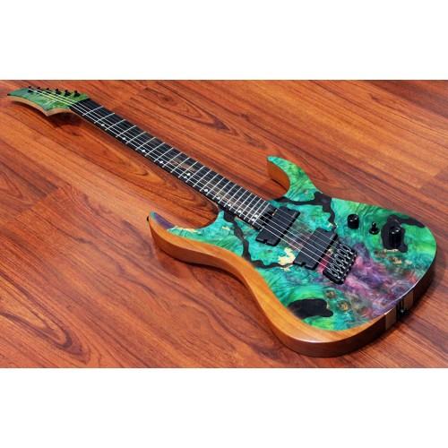 MERUS - 6-String, Multiscale, Stabilized Burl Top GRN