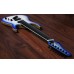 MERUS - 7-string, 27"-25" Multi-Scale, HALO Single Saddle, Transparent White Blue Burst