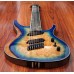 OCTAVIA - 8-String, Multi-Scale Fanned Fret, 26-27.5" Scale, Natural Blue-Turquoise Burst