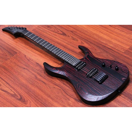 [SOLD OUT] MERUS - 6-String Sandblasted, 25.5" Scale, Hannes, Saiyan Red