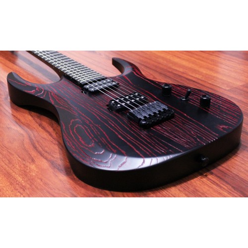 [SOLD OUT] MERUS - 6-String Sandblasted, 25.5" Scale, Hannes, Saiyan Red