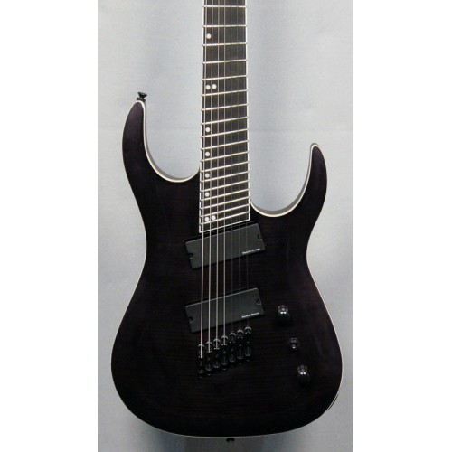 MERUS - 7-string, 27"-25.5" Multi-Scale, HALO Single Saddle, Transparent Black