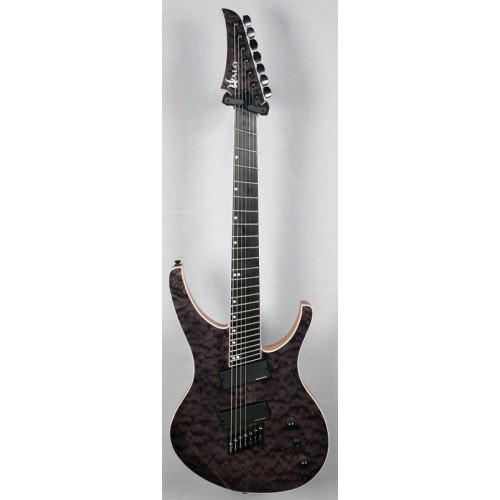 OCTAVIA - 7-string, 27"-25.5" Multi-Scale, Halo Single Saddle, Transparent Black