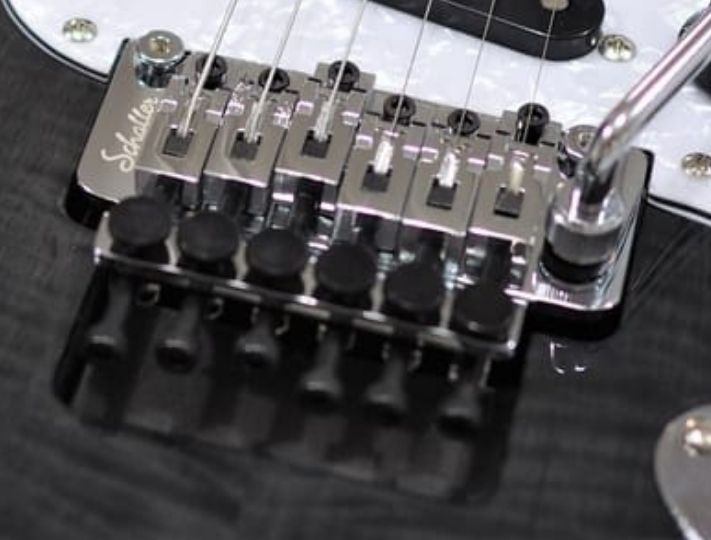 Halo Custom Guitars, Clarus 6-string, Scalloped Fretboard Guitar, Schaller Lockmeister Floyd Rose, Roasted Maple Neck